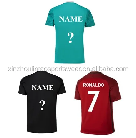 

Free shipping to Germany Argentina Portugal football shirt 2018 thailand quality customized away soccer jersey, Green;red;black