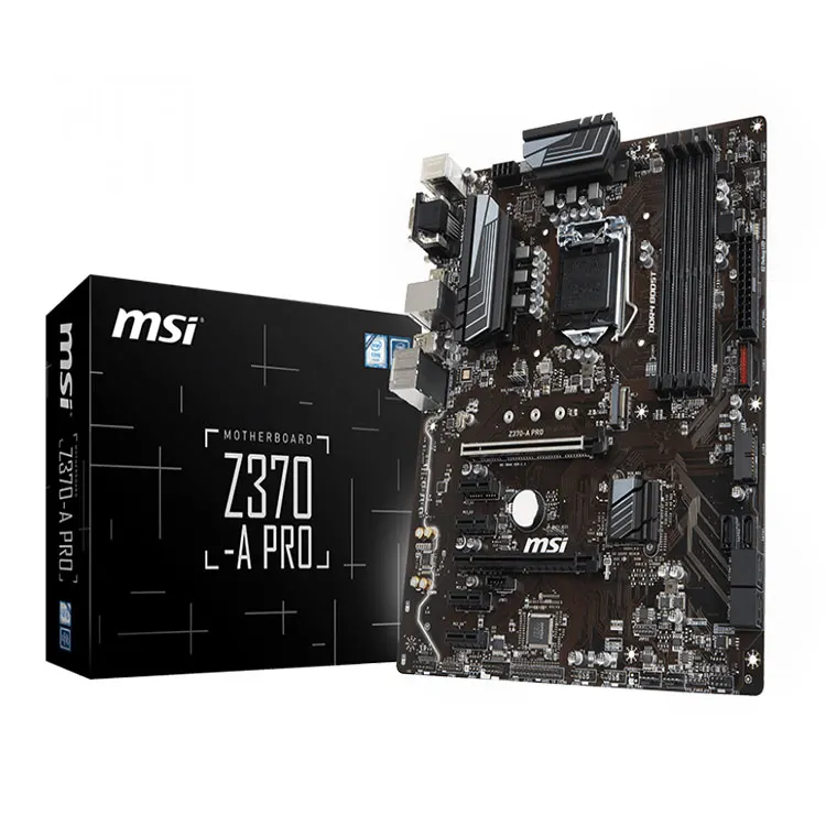 

MSI Intel Z370 A PRO Gaming Motherboard 64GB DDR4 LGA1151 PCI-E 3.0 ATX Motherboard