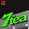 DK offer LED fronlit acrylic signage , outdoor company logo name store sign letters for shopping mall