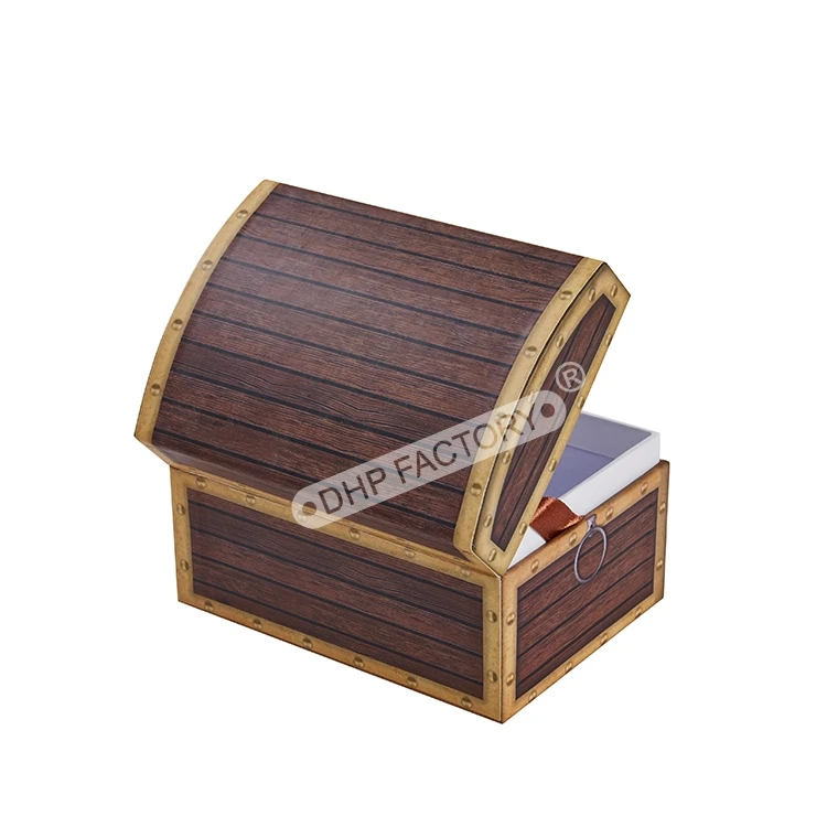 Dhp Factory Wholesale Cardboard Mini Small Treasure Chest Gift Boxes