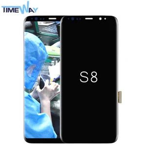 Oem assembly lcd mobile phone ,display for samsung galaxy S8 lcd with good price