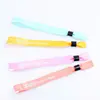 Novelty woven fabric carnival wristbands