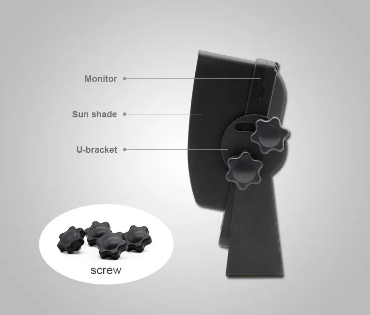 Chinese Factory Rear View HD 7 Inch Monitor Car Rear View Vision System For Vehicle Backup Truck,Bus