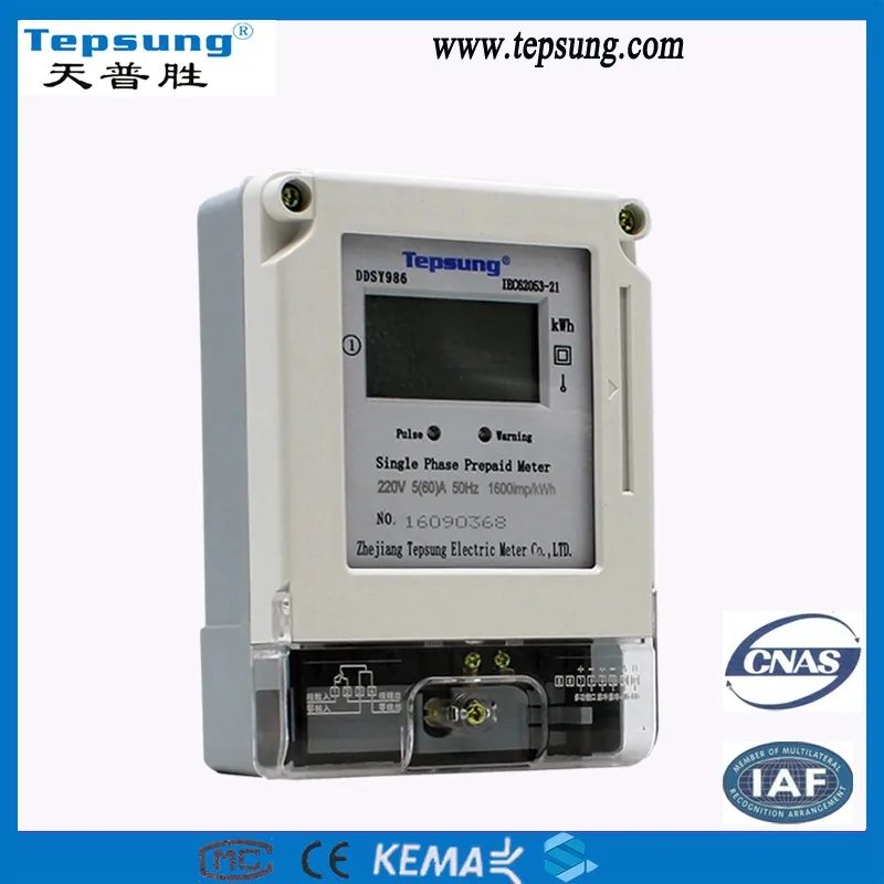 Ddsy986 Prepaid Energy Meter Prepayment Electric Meter Kwh Meter Wih