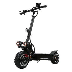 Chinese best 2 wheel scooter 60v 3200w dual motor folding off road tire electric scooter for adults