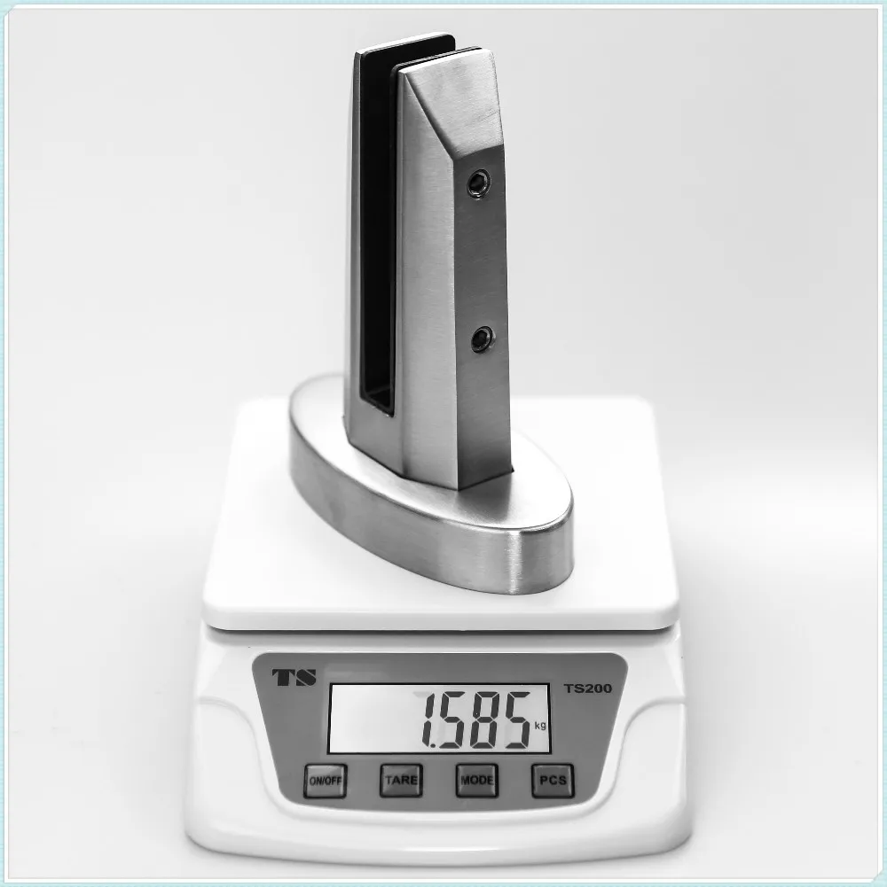 stainless steel 2205 deck mount railing handrails oval base