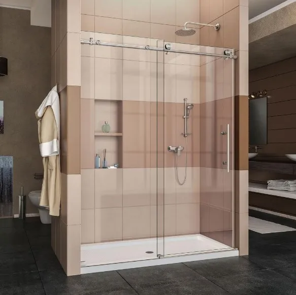 2 Panel Shower Rooms Sliding Glass Frameless Shower Door Buy Shower Door Glass Shower Door Frameless Sliding Glass Frameless Shower Doors Product On Alibaba Com