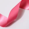Light Pink Polyester Woven Edges Conventional Wedding Satin Ribbon 40mm