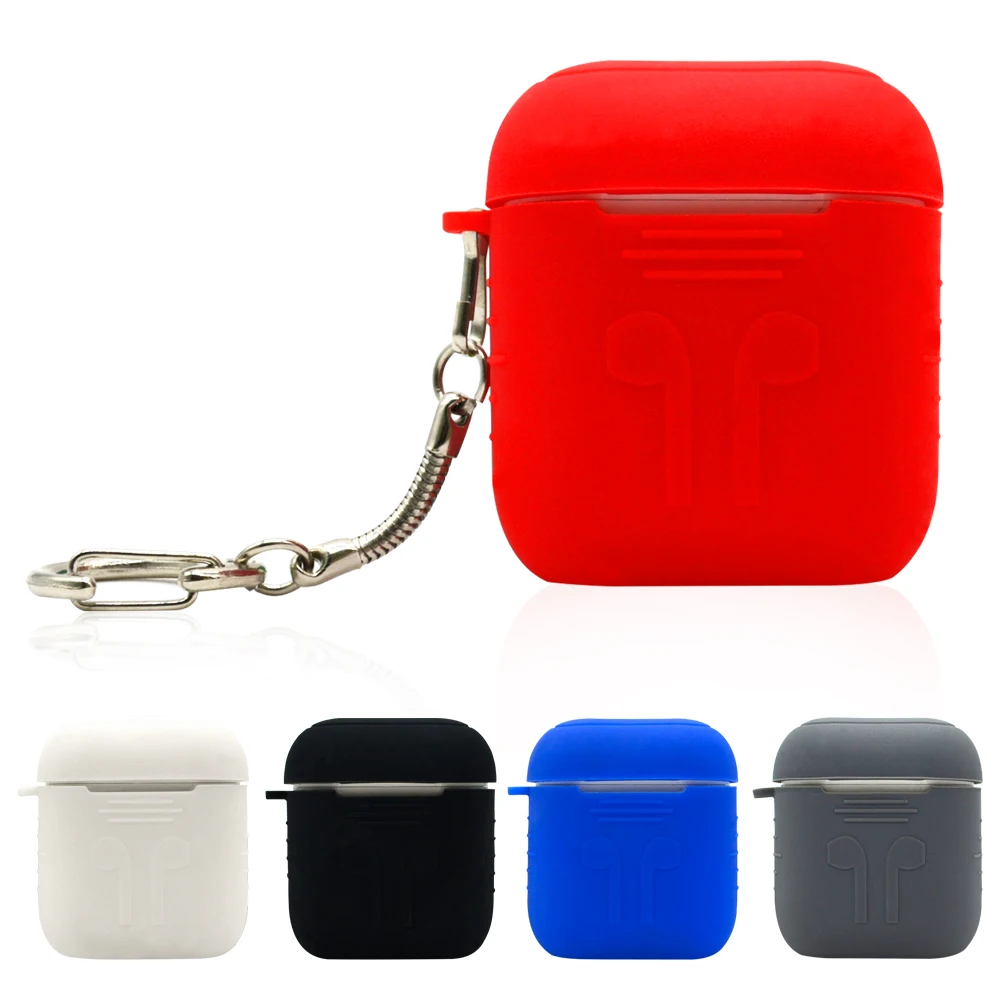 New Design Custom Protective Silicone Airpod Case with Chains For Airpod Charging Cover