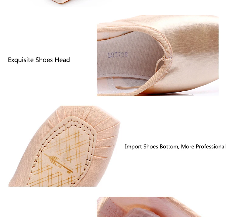 High-end ballet pointe suede sole training dance shoes