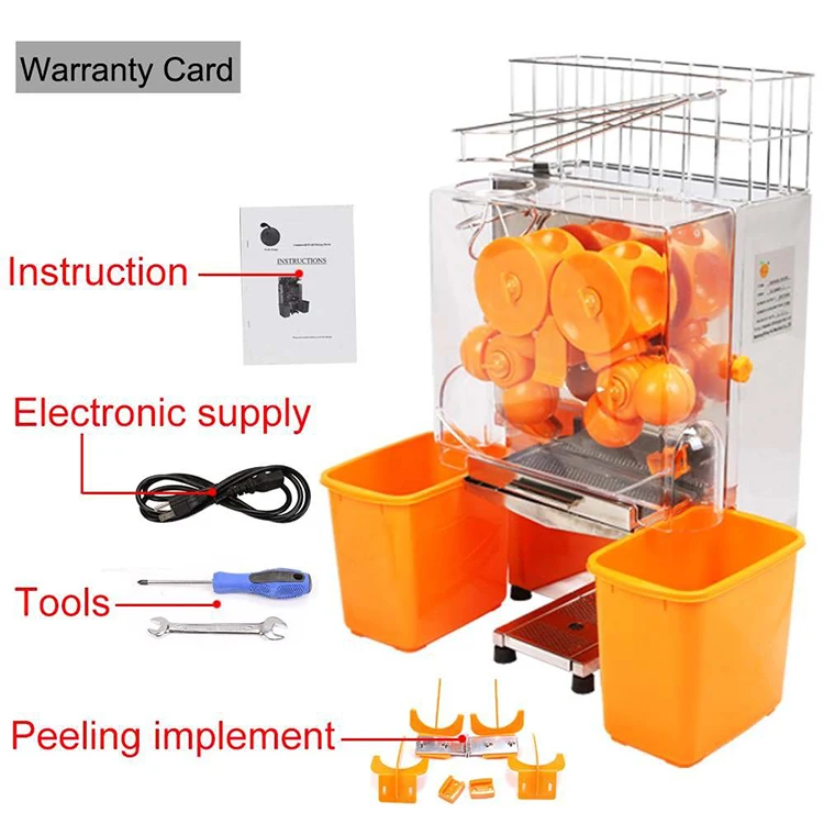 Replacement Parts For XC-2000E Commercial Orange Juicer - Spare Plastic & Stainless Steel Components