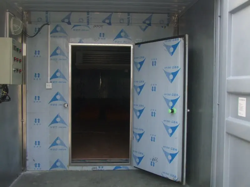 Fish cold storage room installed in Zambia