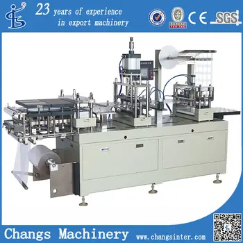 Automatic Disposable Plastic Cup Cover Lid Making  Forming Machine 