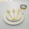 150 Pieces Disposable Plastic Tableware