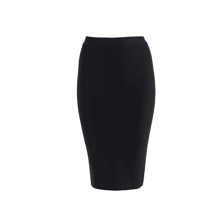 

New Women 2018 Sexy Celebrity Party Skirts Knee-Length Khaki Blue Red White Black Nude Bodycon Skirt Bandage Skirt Women, Black;blue;red;yellow;khaki;white;pink;brown