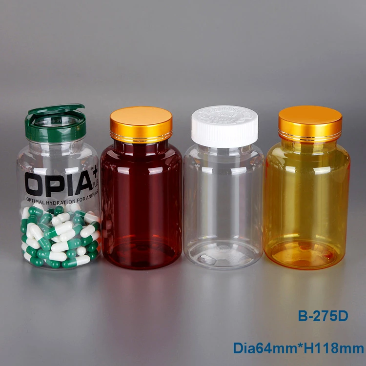 Pharmaceutical Packaging 300cc White Pet Bottles With Childproof Cap