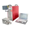 Portable mini fiber laser marking machine computer ring marking rotary fiber laser marker with rotary 20w 30w 50w
