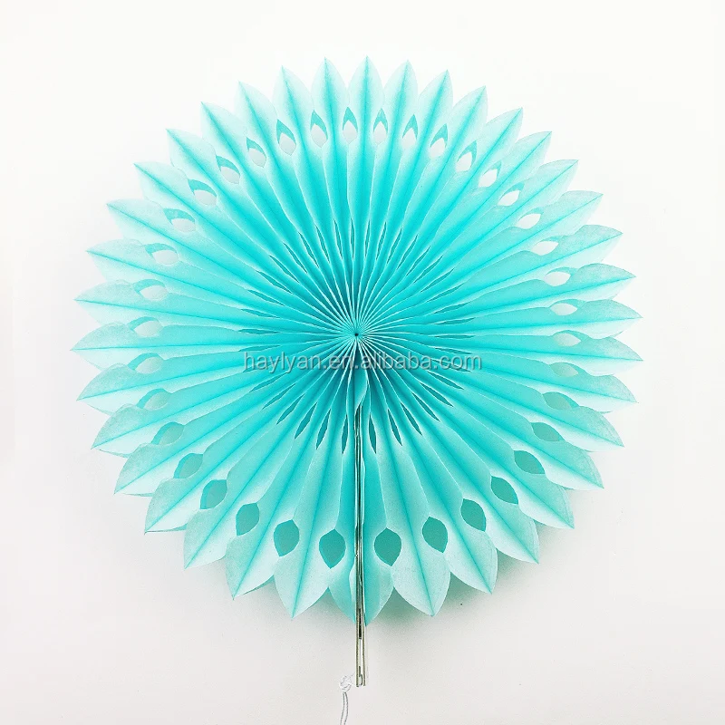 
Christmas Handmade cut holes Tissue Paper fans paper decorations 