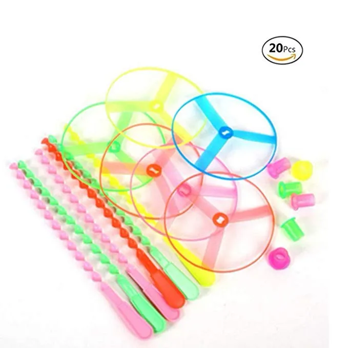 Hundred Power's Dragonfly Toy Plastic Twisty Flying Saucers Spinning Shooter Flying Disc Toys