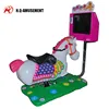 coin operated virtual reality simulation rides plastic riding horse on sale