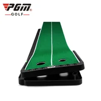 

PGM Patent NEW Arrival Slope Adjustable Golf Putting Mats with Anto ball return track and Rotory Holes