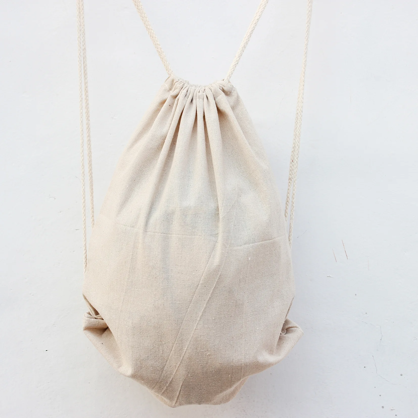 drawstring canvas bolsas bulk