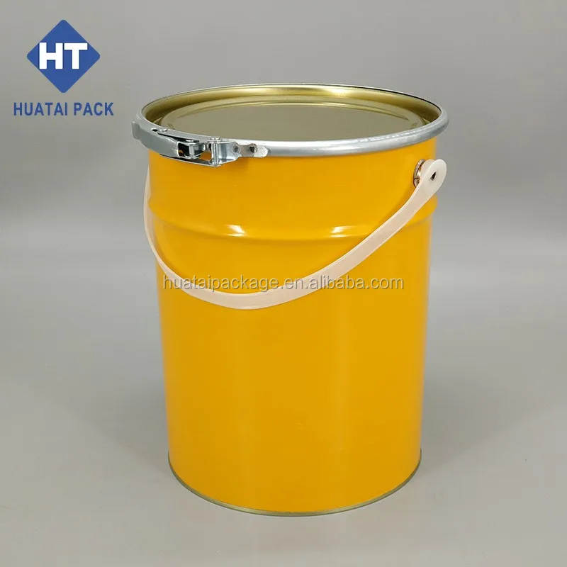 5 Liters Tin Can With Lock Ring Lid,Factory Directly Sale 5l Paint