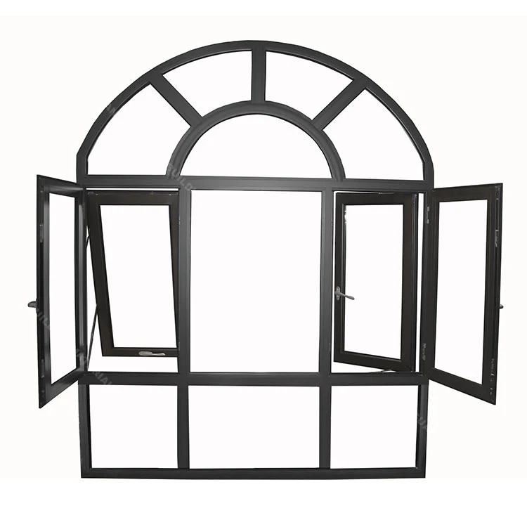 New Design Best Price Analog Aluminum Bay Glass Window, Powder Coated Pictures Aluminum Window and Door