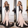 MFD105 Black Lace Women Evening Party Gown Long Mermaid Mother of the Bride Dress