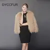 Luxury Long Style Real Sheep Fur Coat Women
