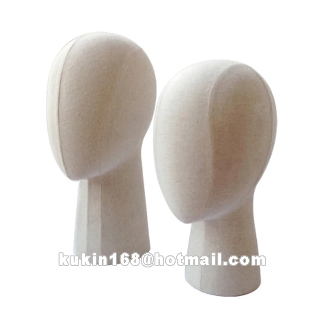 

Hats display head, Fabric covered mannequin head, Abstract head model