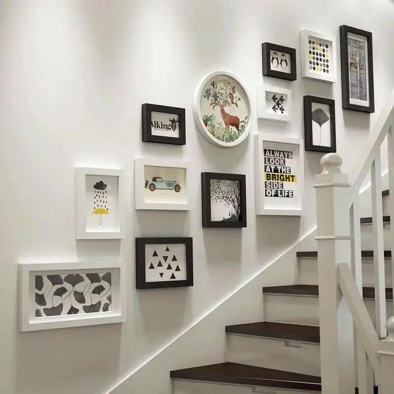 Photo Frame Wall Home Decor Picture Family Collage Corridor Stairway Photo Frame Set Buy Wall Picture Frame Set Wall Frame Sets 4 X6 Our Love Story Theme Photo Frame Set Product On Alibaba Com