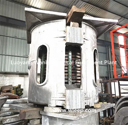 1T Aluminium Shell IF Induction Aluminium Melting Furnace