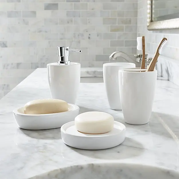 Hotel Ceramic Bathroom Set Price Stoneware Accessories Porcelain Soap Hotel Ceramic Bathroom Set Price Stoneware Accessories Porcelain Soap