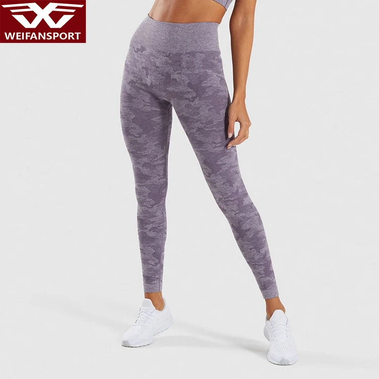 Dry fit seamless camouflage cheap yoga pants