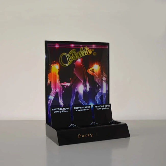 Custom Design Fashionable Retail Gift Card Display Stands On Shop Buy