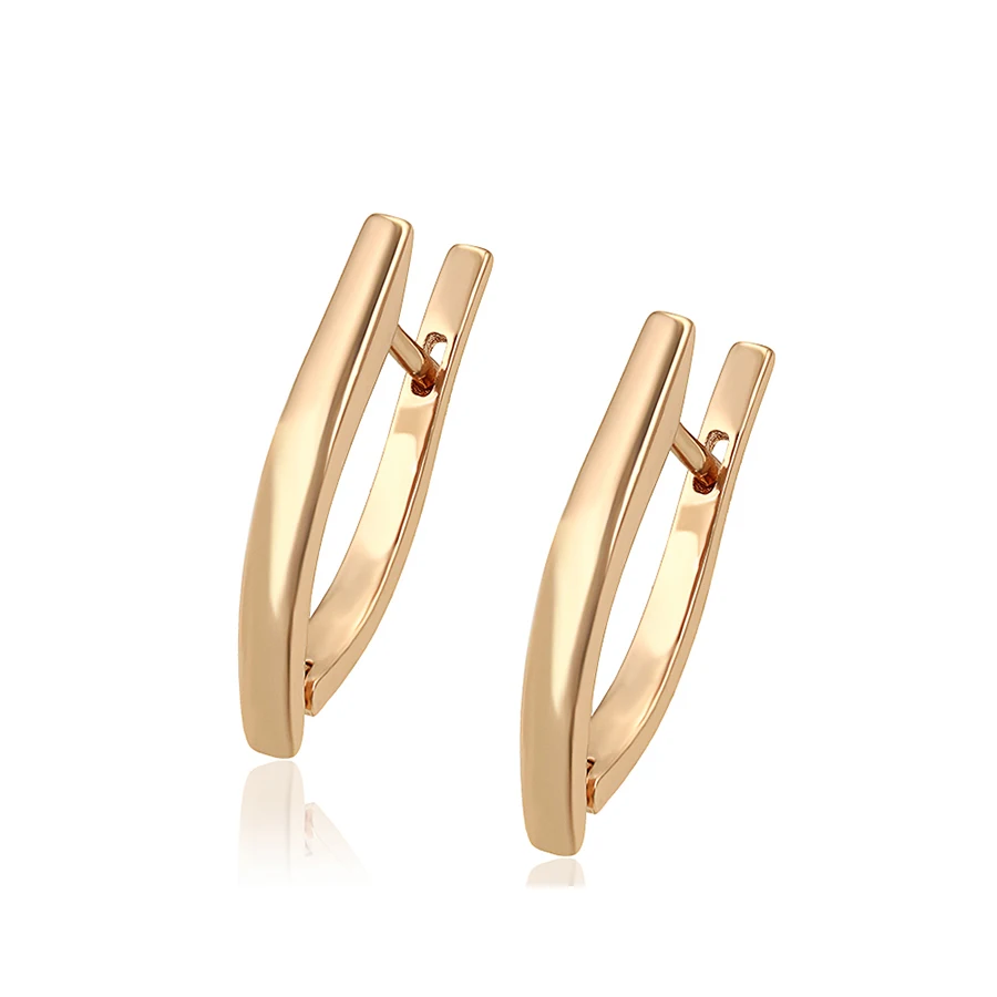 

98453 Xuping China hot sale 18K Gold Plated Fashion Huggies Earring jewelry made in China