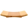 SJJJ01 Light Brown Mixed Color Boat Shape 12cm Wide Bamboo Japanese Sushi Plate