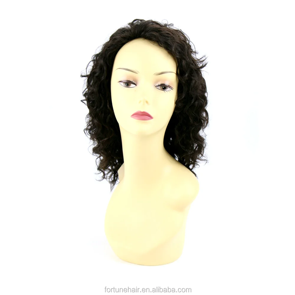 

Hot sale elegant women lady wigs, curly full human hair wigs