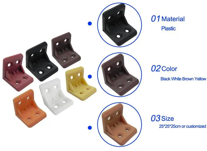 Plastic L Shape Angle Shelf Bracket Plastic Bracket Vt12.018 Buy
