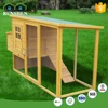 Large Wooden Chicken House Pet Cages Open Run With Wire Construction mesh