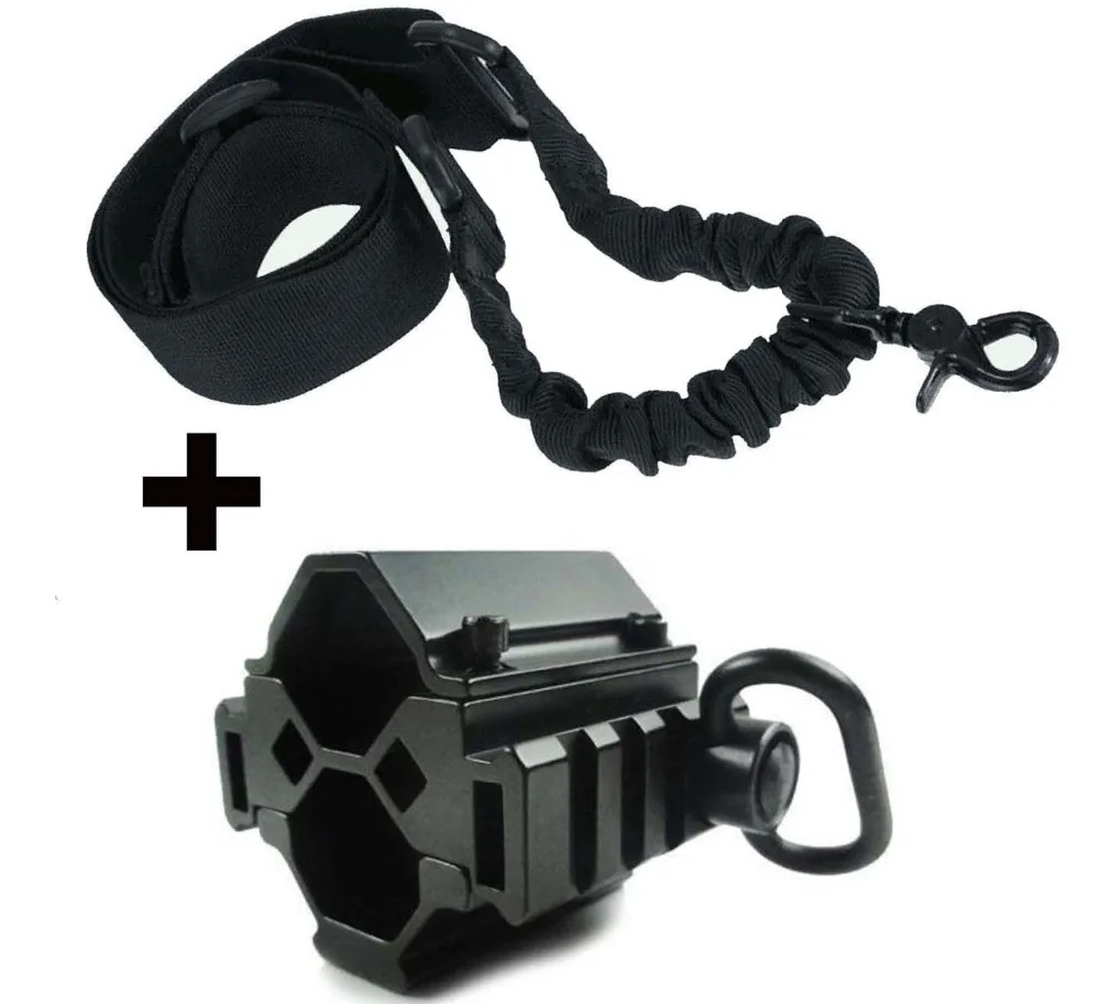 

Tri-Rail Barrel Mount QD Sling Swivel For Mossberg 500 Remington 870&Sling Strap