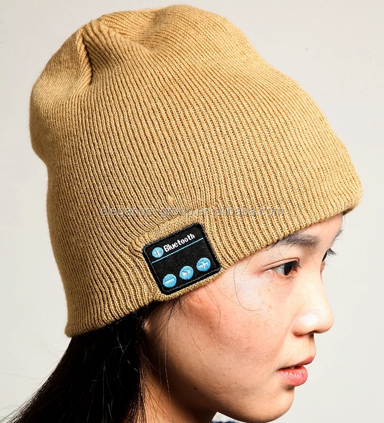 

Factory Wholesale New Product Colorful Knit Beanie Hat and Cap wireless Music Hat