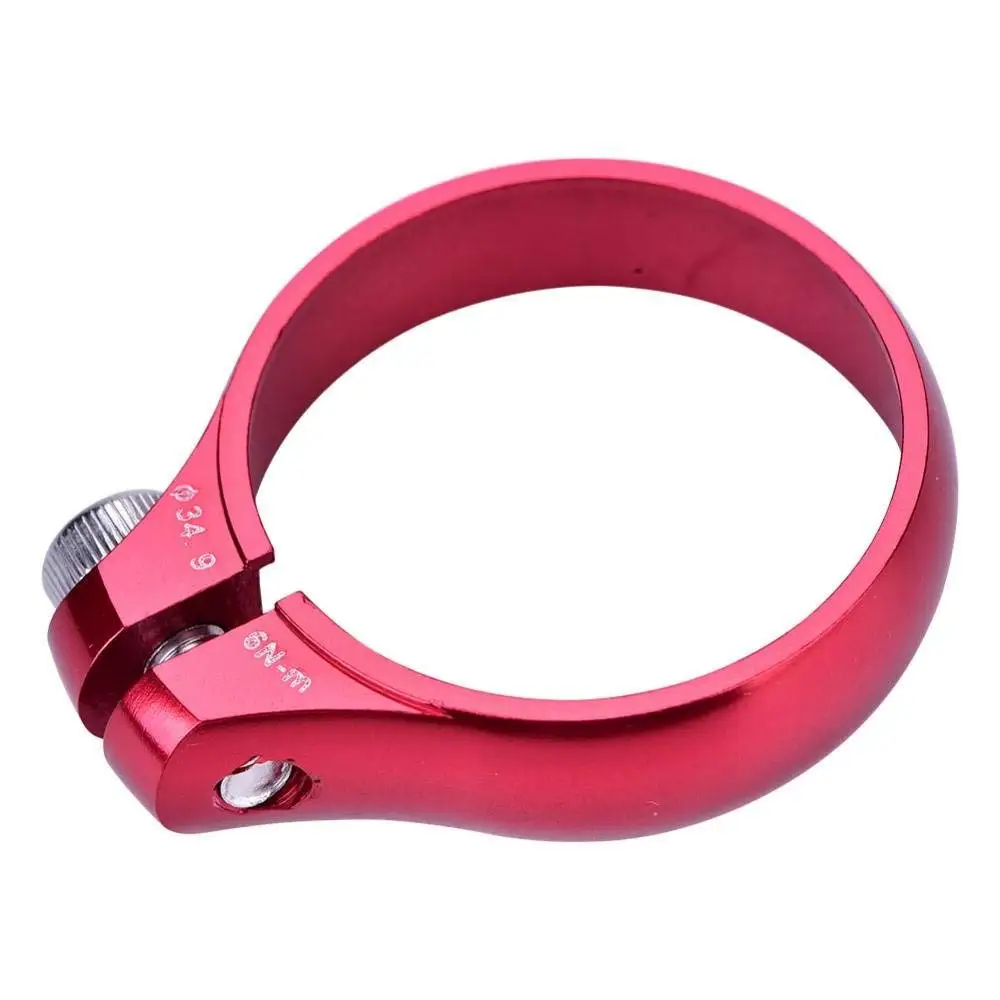 US 34.9mm Road Bike Seat Post Clamp Seatpost MTB Clamps Collar Quick Release