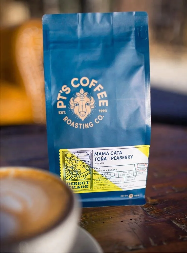 
Square bottom flat bottom coffee bag wholesale 500g /250g kraft paper coffee bean bag with valve 