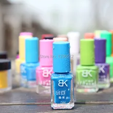 Gelishgel Nail Polish For 7ml Neon Fluorescent Non toxic Nail Polish Varnish Lacquer Paint Art For