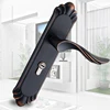 stable quality black Iron door lock handle double sided door pull handles