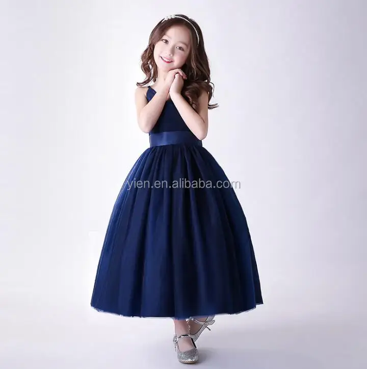 Wholesale 2019 American style elegant school girl party dress gallus style  boutique fashion beautiful dress for young girl From m.