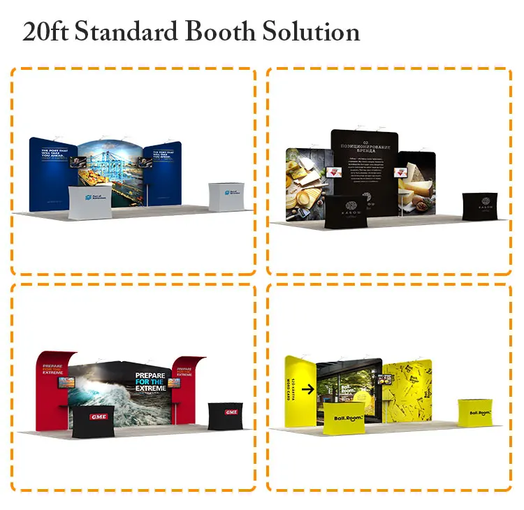 customized 20ft portable exhibition booth