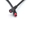 M6 2 Core Waterproof Cable Ebike IP65 Waterproof 2 Pin Temperature Sensor Male Connectors